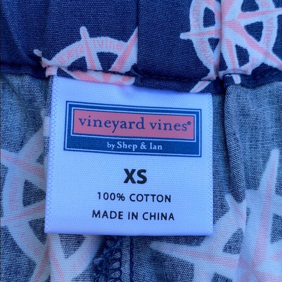 Vineyard Vines Navy anchor pj bottoms size XS - Picture 3 of 4